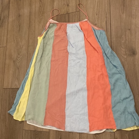 Storia | Pastel Striped Dress | Size Large - Picture 5 of 5